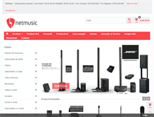 Tablet Screenshot of netmusic.ro